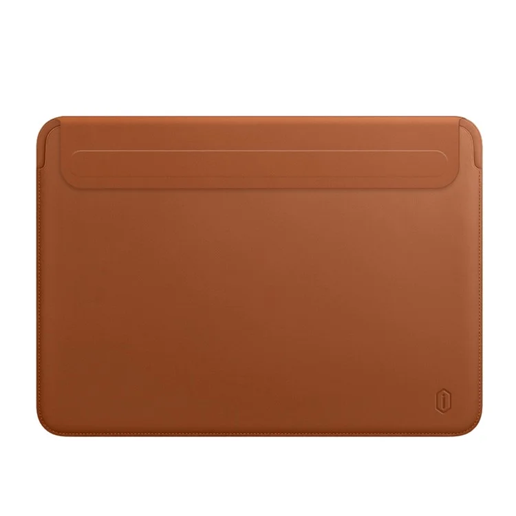 WIWU Skin Pro II Series Bolsa de Laptop Impermeável Ultrafina em Couro PU para MacBook Pro 16 polegadas 2021 - Marrom 