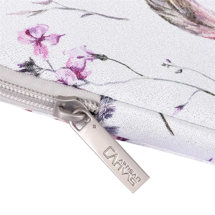 CanvaSartisan H9-01 Case À Manches Portables Case À Manches Portables Pattern Cache De Protection Couvercle De Protection - blanc / 11 pouces