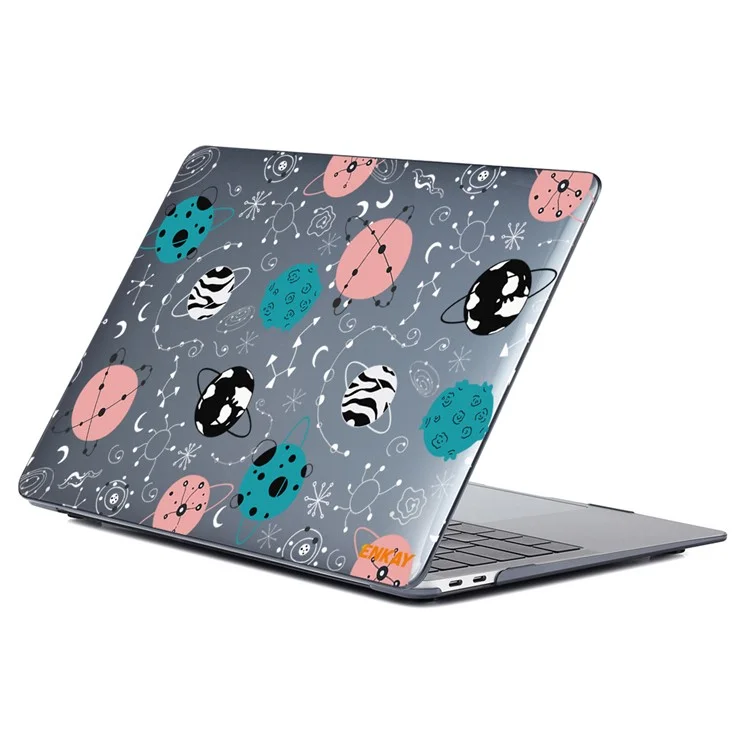 Enkay Hat Prince Pour MacBook Air 13 Pouces (2018) A1932 / (2020) A2179 A2337 Planets Série Spaceman / Planets Modèles PC Hard PC Crystal Ordinateur / Ordinateur de Protection Couverture de Cas de Protection - Planètes