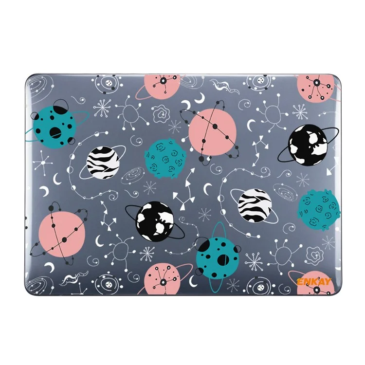 Enkay Hat Prince Pour MacBook Air 13 Pouces (2018) A1932 / (2020) A2179 A2337 Planets Série Spaceman / Planets Modèles PC Hard PC Crystal Ordinateur / Ordinateur de Protection Couverture de Cas de Protection - Planètes
