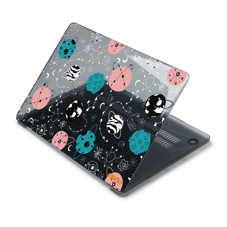 Enkay Hat Prince Pour MacBook Air 13 Pouces (2018) A1932 / (2020) A2179 A2337 Planets Série Spaceman / Planets Modèles PC Hard PC Crystal Ordinateur / Ordinateur de Protection Couverture de Cas de Protection - Planètes