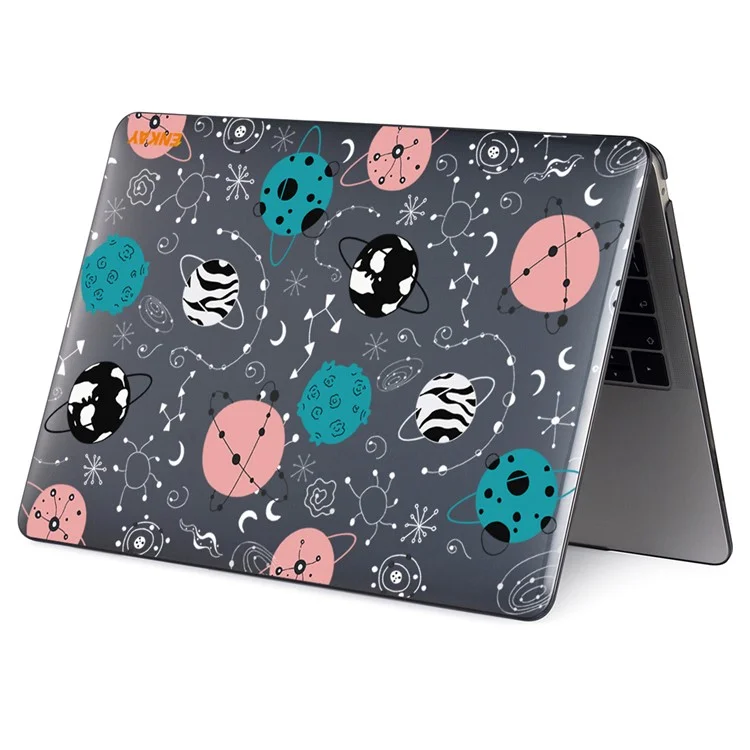 Enkay Hat Prince Pour MacBook Air 13 Pouces (2018) A1932 / (2020) A2179 A2337 Planets Série Spaceman / Planets Modèles PC Hard PC Crystal Ordinateur / Ordinateur de Protection Couverture de Cas de Protection - Planètes