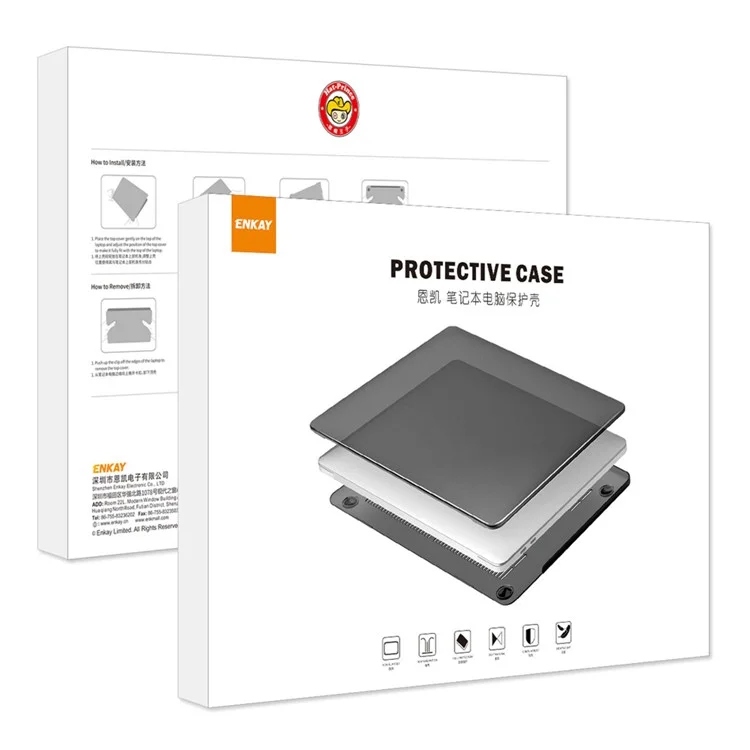 Enkay Hat Prince Pour MacBook Air 13 Pouces (2018) A1932 / (2020) A2179 A2337 Planets Série Spaceman / Planets Modèles PC Hard PC Crystal Ordinateur / Ordinateur de Protection Couverture de Cas de Protection - Planètes