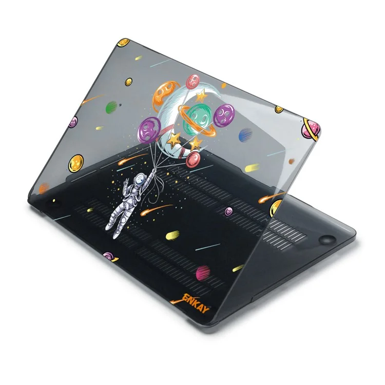 Enkay Hat Prince Pour MacBook Pro 15 Pouces (2016-2017) A1707 / (2018-2019) A1990 Planets Série Crystal Hard PC Anti-crack Couverture de Cas de Protection Pour Ordinateur Portable - Des Ballons