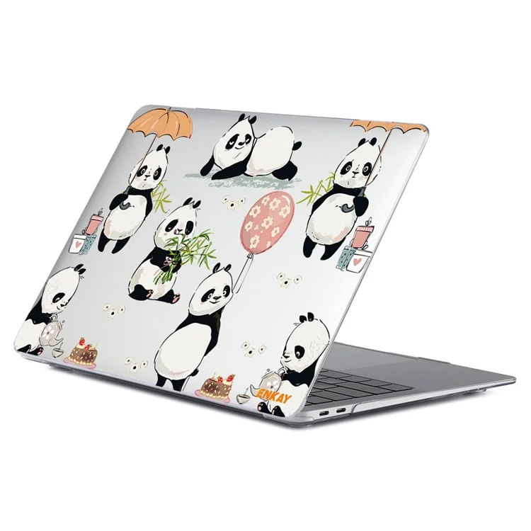 Enkay Hat Prince Pour MacBook Pro 16 Pouces (2021) A2485 Cartone Motement Optoppre PC Cas Courtace de Boarte - Panda