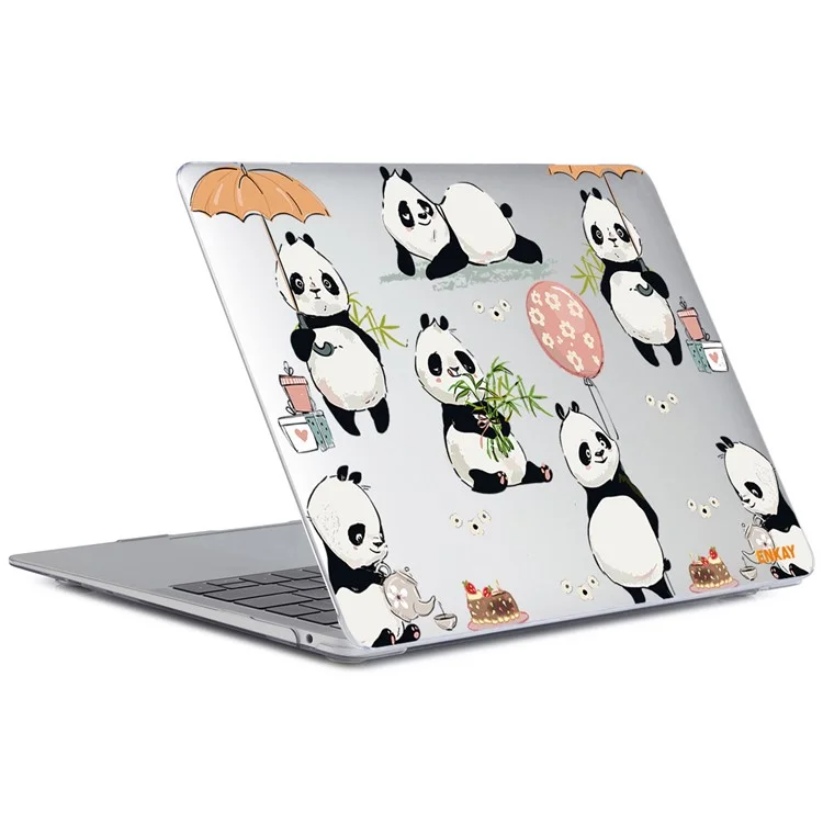 Enkay Hat Prince Pour MacBook Pro 16 Pouces (2021) A2485 Cartone Motement Optoppre PC Cas Courtace de Boarte - Panda