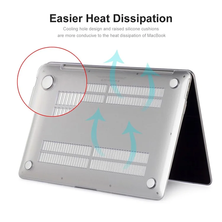 Enkay Hat Prince Per MacBook Air 13 Pollici (2018-2019) A1932/(2020) A2179/(2020) A2337 Serie di Animali Carini Trasparenti PC Hard Laptop/Notebook Caso di Protezione - Pipistrelli