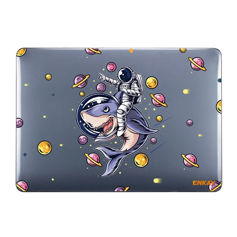 ENKAY HAT PRINCE for MacBook Pro 16 inch (2019) A2141 Planets Series Crystal Based Patterned Hard PC Laptop Protective Case Shell - Shark