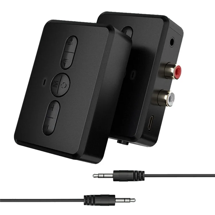 RT01 Bluetooth-compatible Transmitter + Receiver Portable Wireless Bluetooth-compatible Adapter Bluetooth-compatible Call Car Accessory