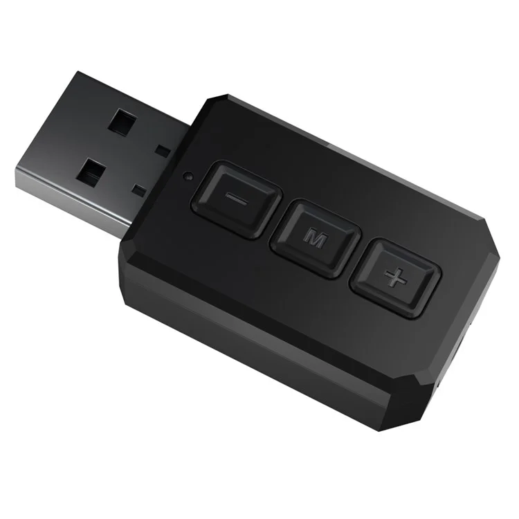 RT02 Bluetooth-compatible Transmitter + Receiver 2-in-1 Design Portable Wireless Bluetooth-compatible Adapter for Cars/TVs/Mobile Phone/PCs