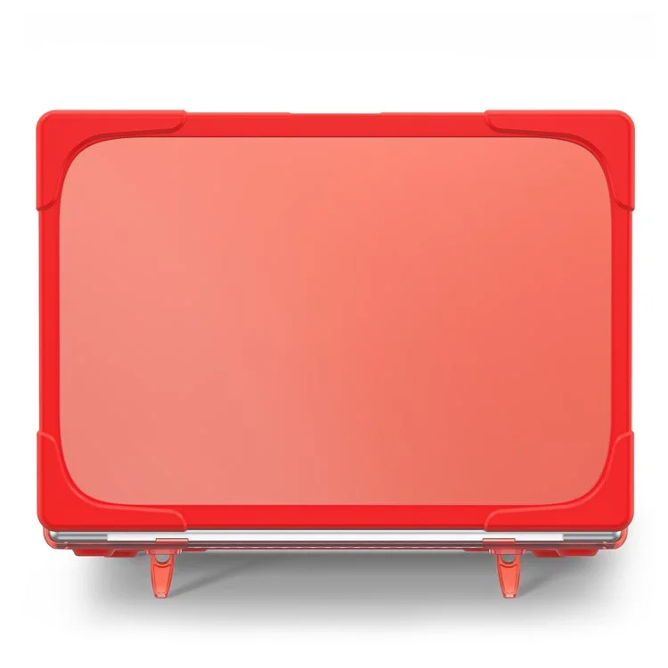 For MacBook Pro 16 inch (2024) (2023) (2021) A2485 / A2780 / A2991 (M1 / M2 / M3) Hard PC + TPU Laptop Case Notebook Cover - Red