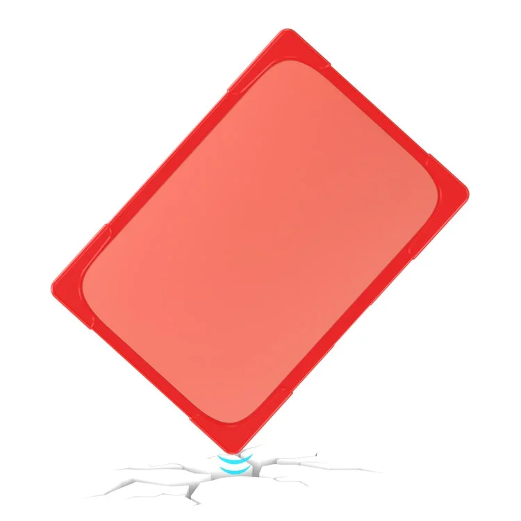 For MacBook Pro 16 inch (2024) (2023) (2021) A2485 / A2780 / A2991 (M1 / M2 / M3) Hard PC + TPU Laptop Case Notebook Cover - Red