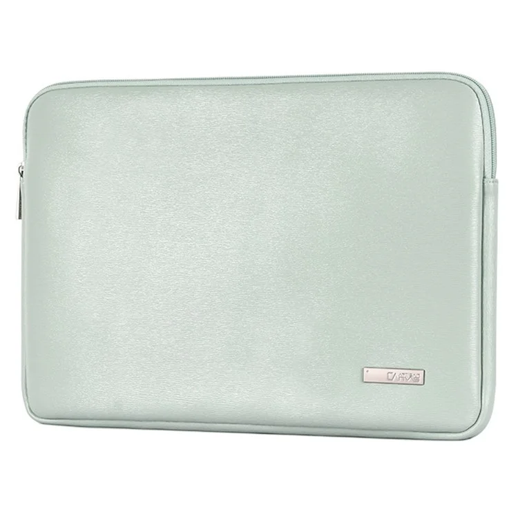 CANVASARTISAN L6-04 12'' Laptop Sleeve for MacBook Fashionable PU Leather Notebook Computer Protection Bag - Green