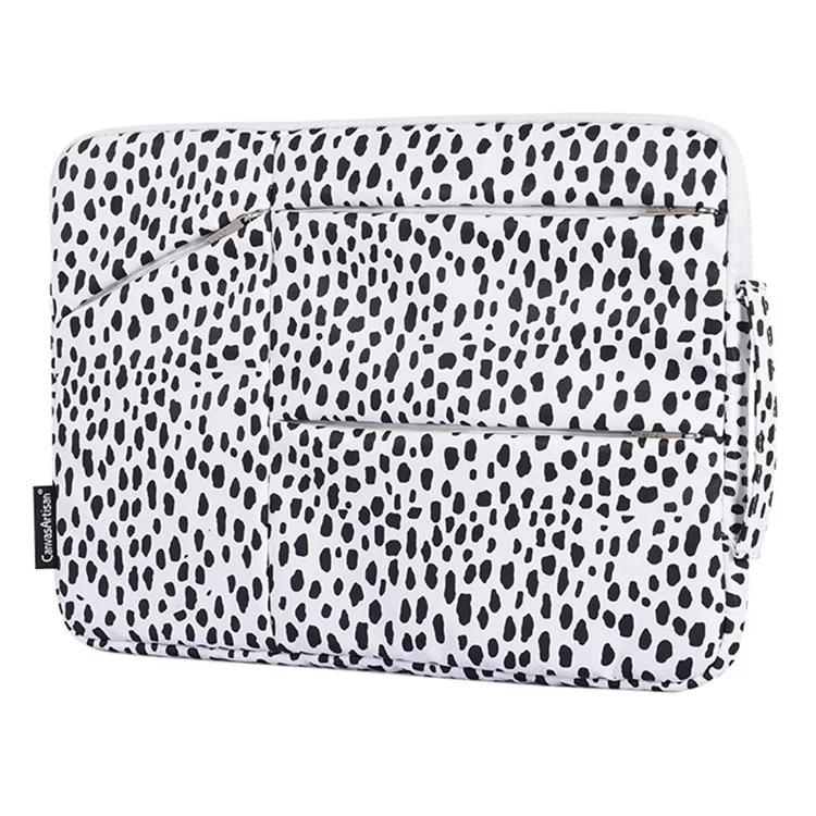 Canvasartisan H36-58 COW CARTION PACKENT COUMPORE MULEVE BAG ATO-царапин Чехол С 3 Внешними Мешочками На 12 Дюймов Ноутбуков
