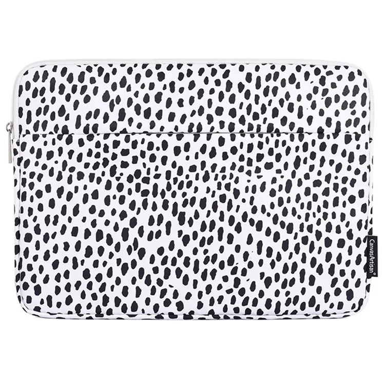CANVASARTISAN H36-11 15" Housse pour ordinateur portable Protection pour ordinateur portable pour Lenovo Motif vache élégant Résistant à l'usure et à la poussière Sac de transport