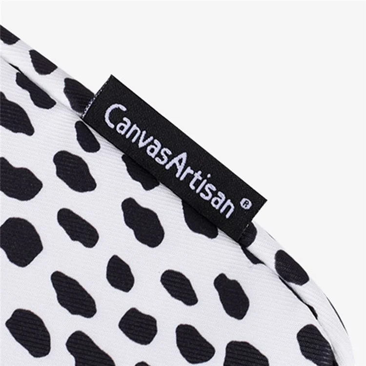 CANVASARTISAN H36-11 15" Housse pour ordinateur portable Protection pour ordinateur portable pour Lenovo Motif vache élégant Résistant à l'usure et à la poussière Sac de transport