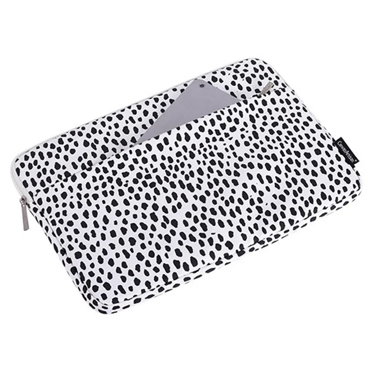 CANVASARTISAN H36-11 15" Housse pour ordinateur portable Protection pour ordinateur portable pour Lenovo Motif vache élégant Résistant à l'usure et à la poussière Sac de transport