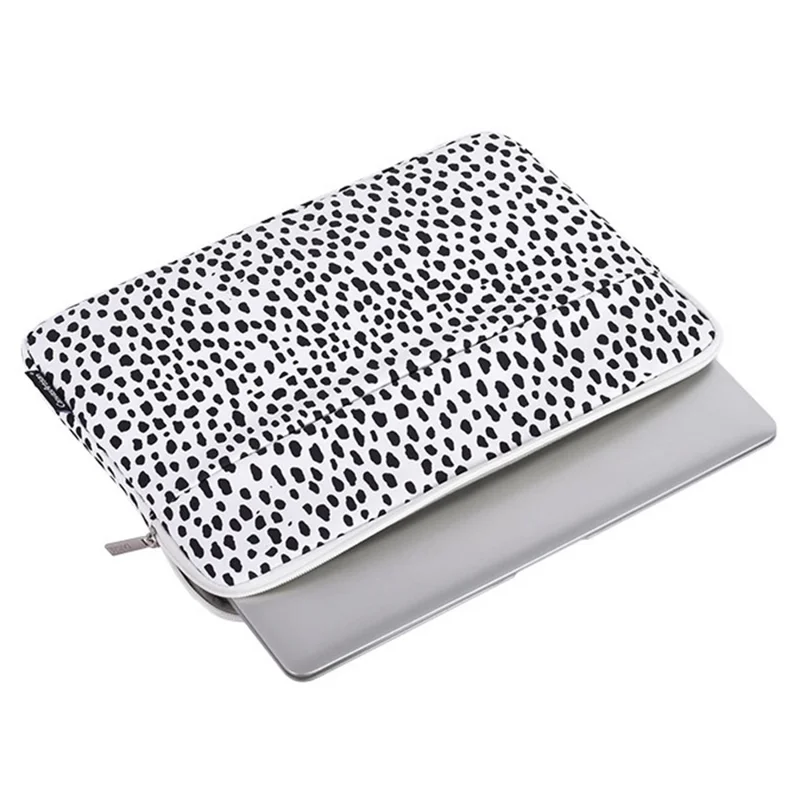 CANVASARTISAN H36-11 15" Housse pour ordinateur portable Protection pour ordinateur portable pour Lenovo Motif vache élégant Résistant à l'usure et à la poussière Sac de transport