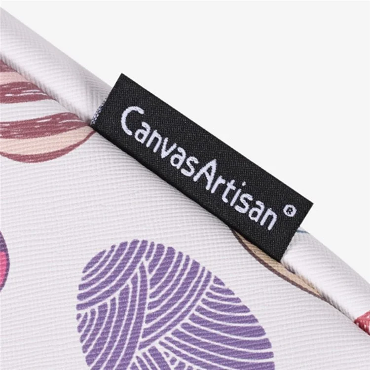 CanvaSartisan G52-01 Pochette Antichorceuse 14 Pouces Portails Portant Sac Pâques Pâques Et œufs Motif PU Portable Sleeve