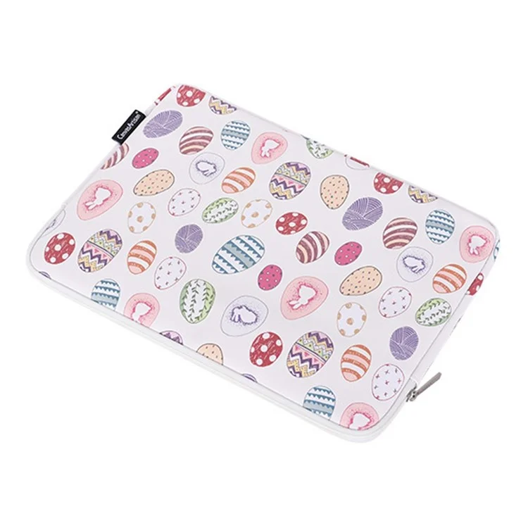 Canvasartisan G52-T0111 Pasqua Bunny And Eggs Pattern Laptop Bag Per Manica Da 13 Pollici Con Manica A Taccuino Con Set Di Sacchetti Piccoli