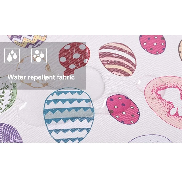 CanvasArtisan G52-T0111 Nette Osterhasen Und Eiermuster 11-Zoll-Laptop-PU-Schutzhülsen-Reißverschluss-Tasche + Kleines Bag-Set