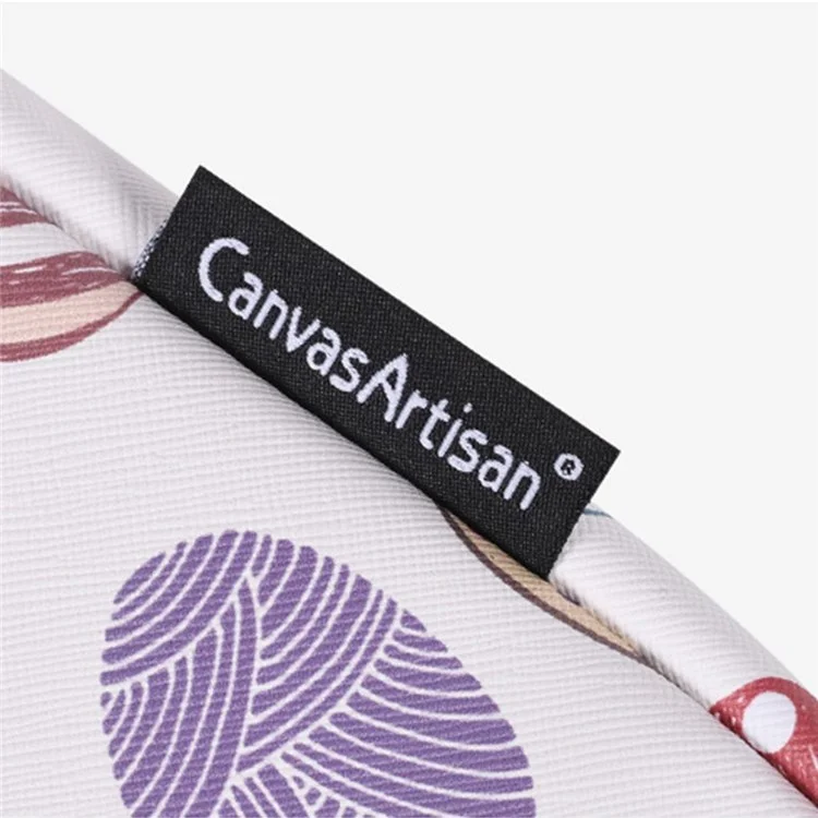 CanvasArtisan G52-T0111 Nette Osterhasen Und Eiermuster 11-Zoll-Laptop-PU-Schutzhülsen-Reißverschluss-Tasche + Kleines Bag-Set