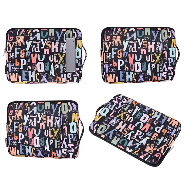 CanvaSartisan H18-89 Portable D'ordinateurs Portables De 15 Pouces, Motif De Lettre D'aquarelle