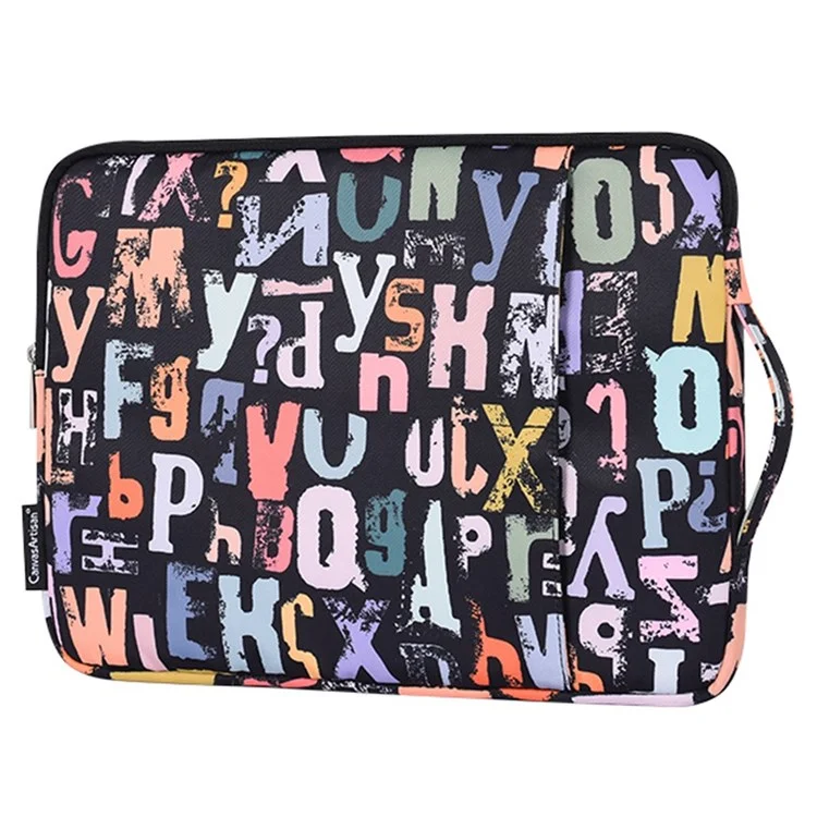 CanvaSartisan H18-89 Portable D'ordinateurs Portables De 15 Pouces, Motif De Lettre D'aquarelle