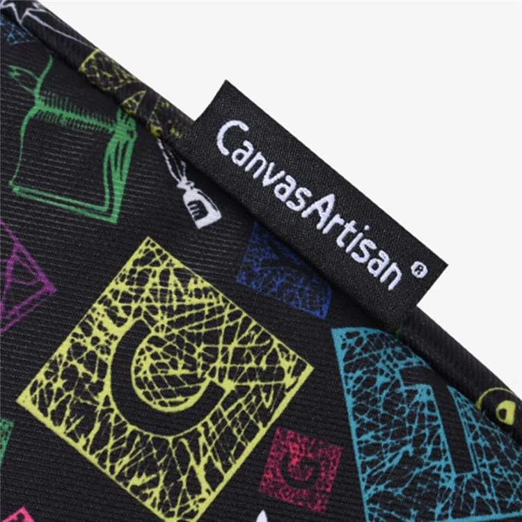 Canvasan H17-11 De 14 Polegadas Padrão De Letra Colorido Caixa De Armazenamento De Proteção