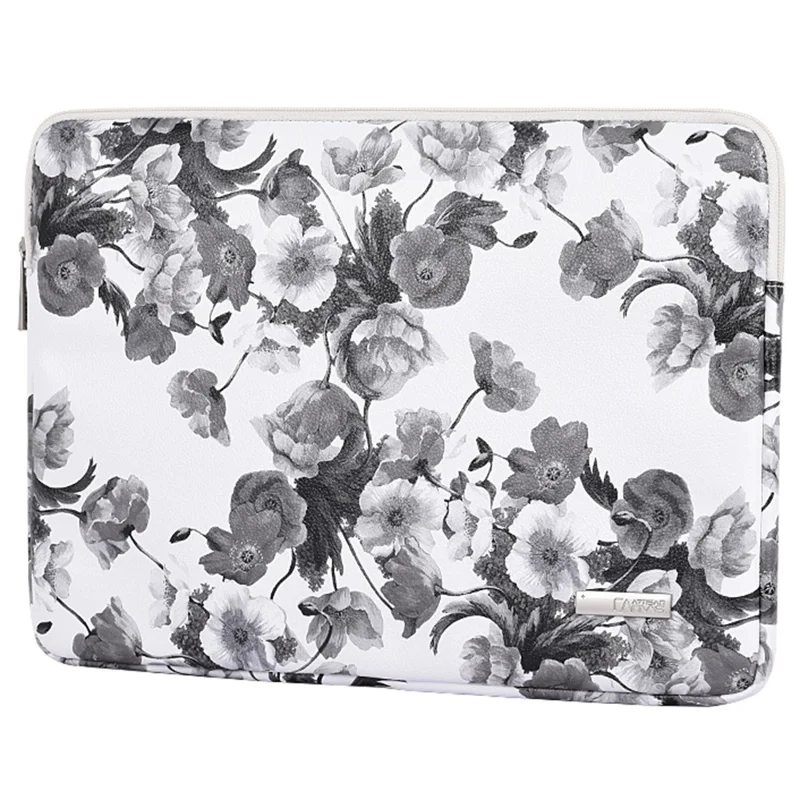 CANVASARTISAN G1-01 Shockproof Sleeve Bag for 14 inch Laptops Digital Printing Flower Pattern Anti-scratch Carry Case