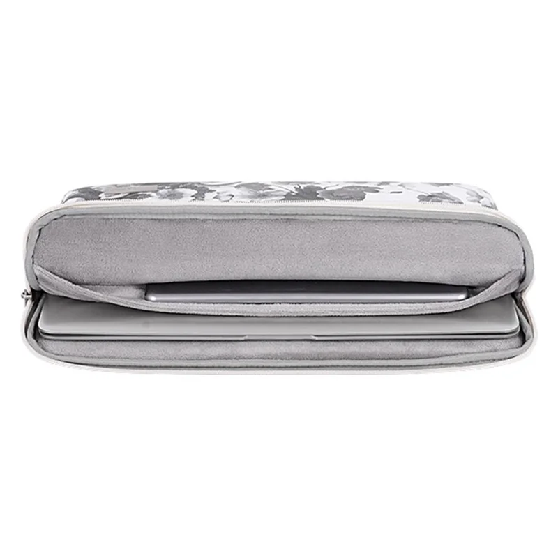 CANVASARTISAN G1-01 Shockproof Sleeve Bag for 14 inch Laptops Digital Printing Flower Pattern Anti-scratch Carry Case