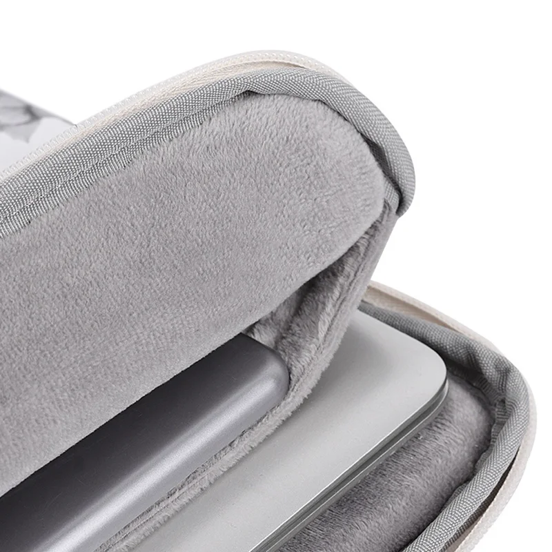 CANVASARTISAN G1-01 Shockproof Sleeve Bag for 14 inch Laptops Digital Printing Flower Pattern Anti-scratch Carry Case