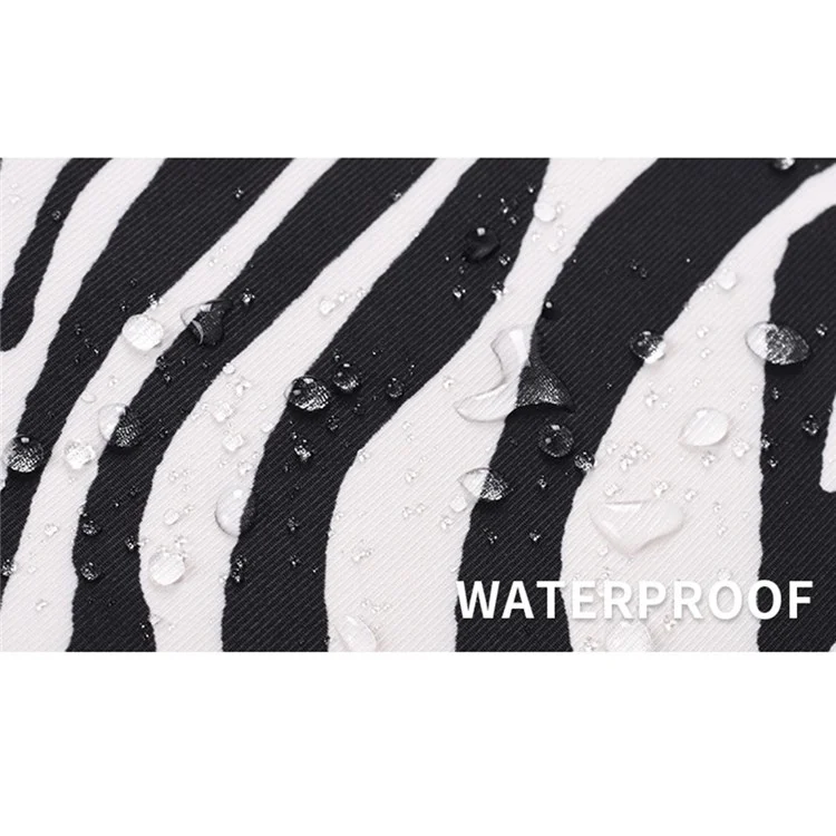 CANVASARTISAN H33-19 11" Laptop Computer Sleeve for MacBook Air Waterproof Zebra Pattern Convenient Carrying Notebook Protection Cover