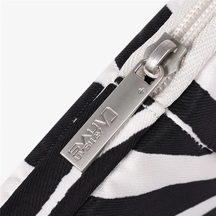 Canvasartisan H33-11 Patrón De Raya De Cebra Funda A Prueba De Golpes Para Laptops De 14 Pulgadas Bolso De Manga De Portátil Resistente A Los Arañazos