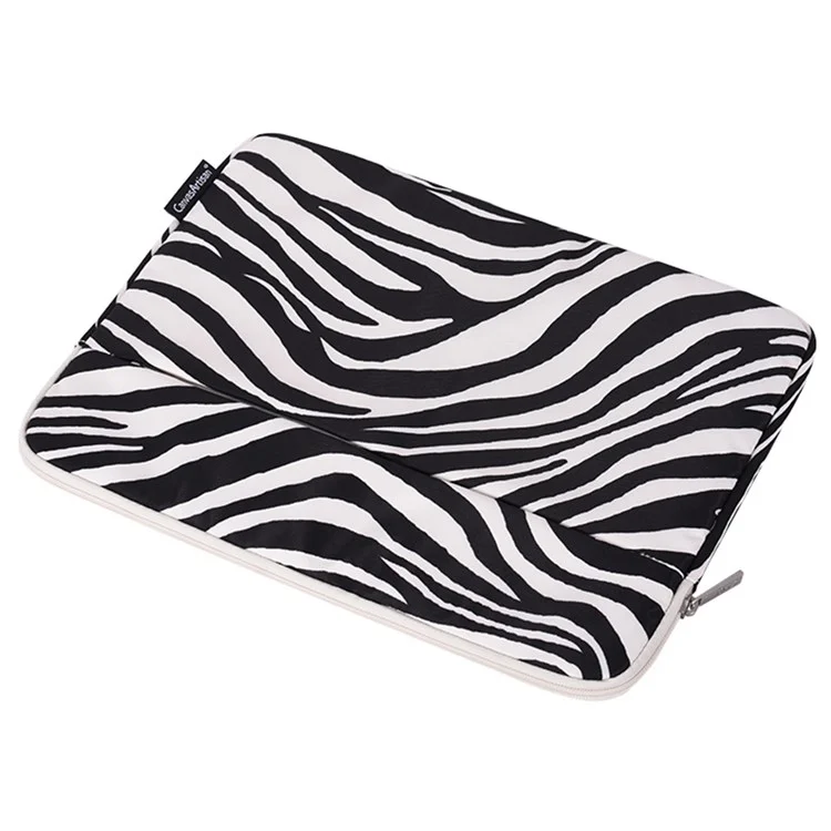Canvasartisan H33-11 Patrón De Raya De Cebra Funda A Prueba De Golpes Para Laptops De 14 Pulgadas Bolso De Manga De Portátil Resistente A Los Arañazos