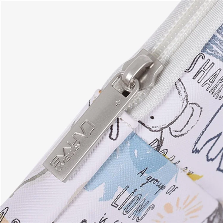 CANVASARTISAN G50-11 12-inch Laptop Case Cartoon Animal Pattern Zipper Notebook Sleeve Carrying Pouch