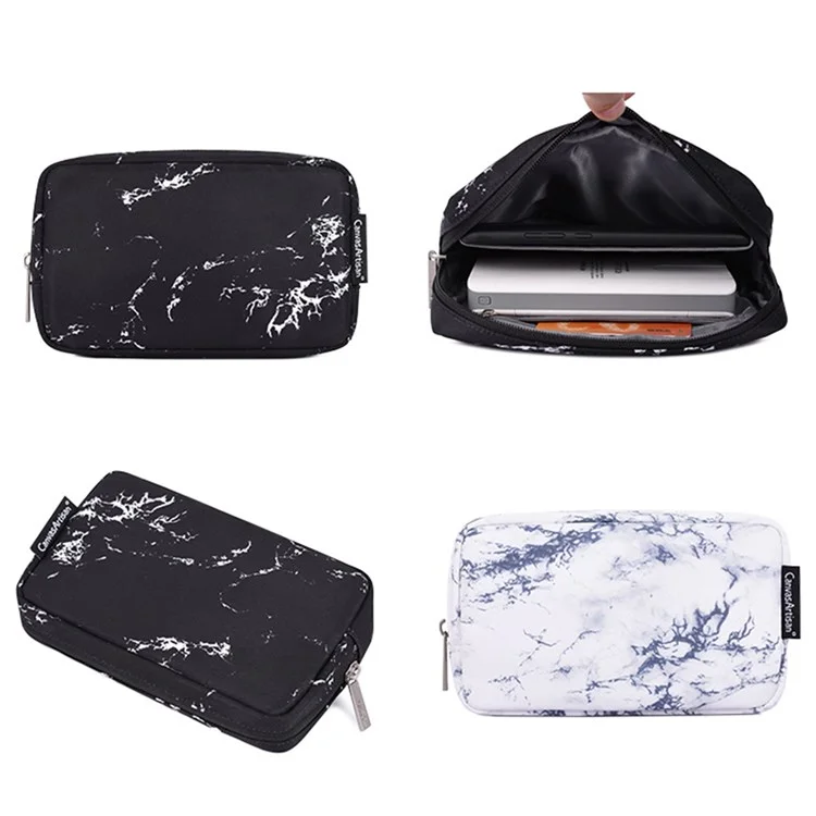Canvasartisan H32-T0111 Мраморный Шаблон. Шокопродажный Корпус Для Переноски 14-дюймовых Ноутбуков с Портативным Рукавом с Небольшим Мешком с Антизоренной Водонепроницаемой Ноутбуком Slim Case - Черный
