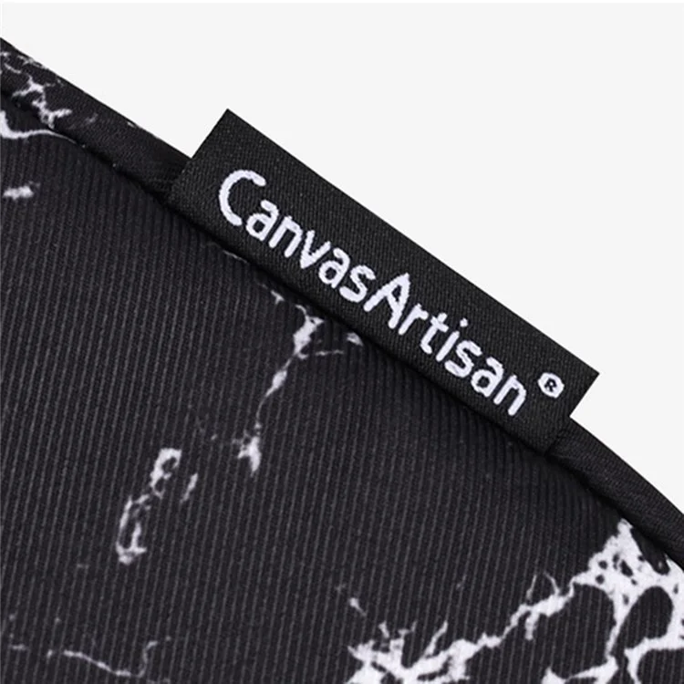 CANVASARTISAN H32-01 Marble Pattern Portable Sleeve Bag for 15 inch Laptops Waterproof Carry Case Shockproof Notebook Slim Bag - Black