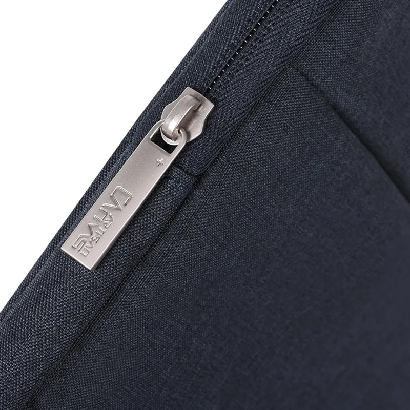 CANVASARTISAN L25-88 Stootvaste draagtas voor 11 inch laptops, krasbestendige dunne hoes, notebooksleeve met dubbele zak/handgriep - Blauw