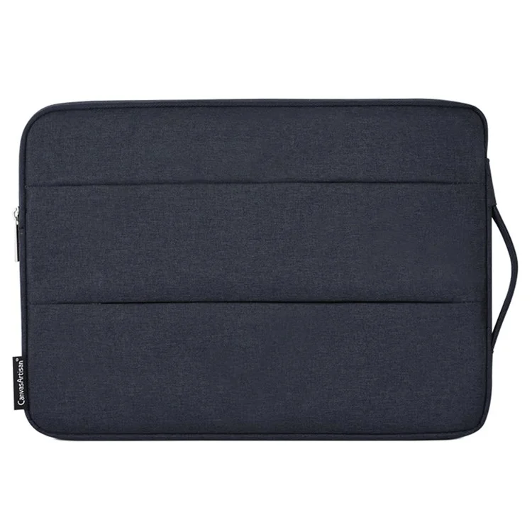 CANVASARTISAN L25-88 Portable Carry Case for 13 inch Laptops Anti-Scratch Slim Case Shockproof Sleeve Bag with Dual Pouch/Handle Strap - Navy Blue
