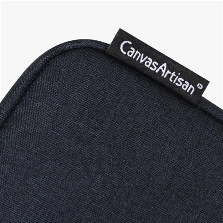CANVASARTISAN L25-88 Portable Carry Case for 13 inch Laptops Anti-Scratch Slim Case Shockproof Sleeve Bag with Dual Pouch/Handle Strap - Navy Blue