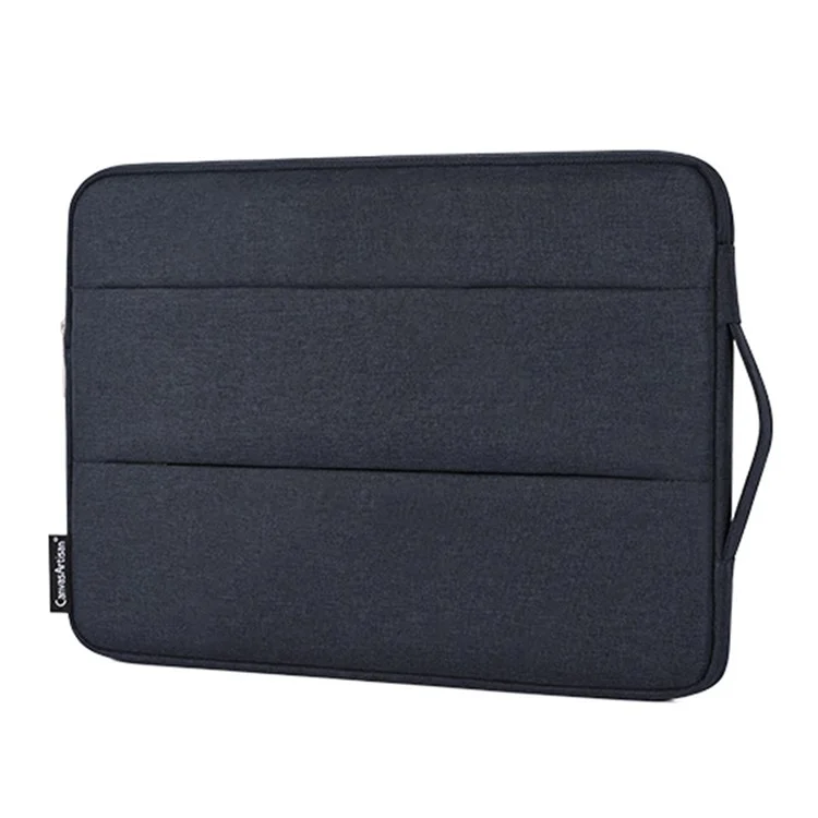 CANVASARTISAN L25-88 Portable Carry Case for 13 inch Laptops Anti-Scratch Slim Case Shockproof Sleeve Bag with Dual Pouch/Handle Strap - Navy Blue