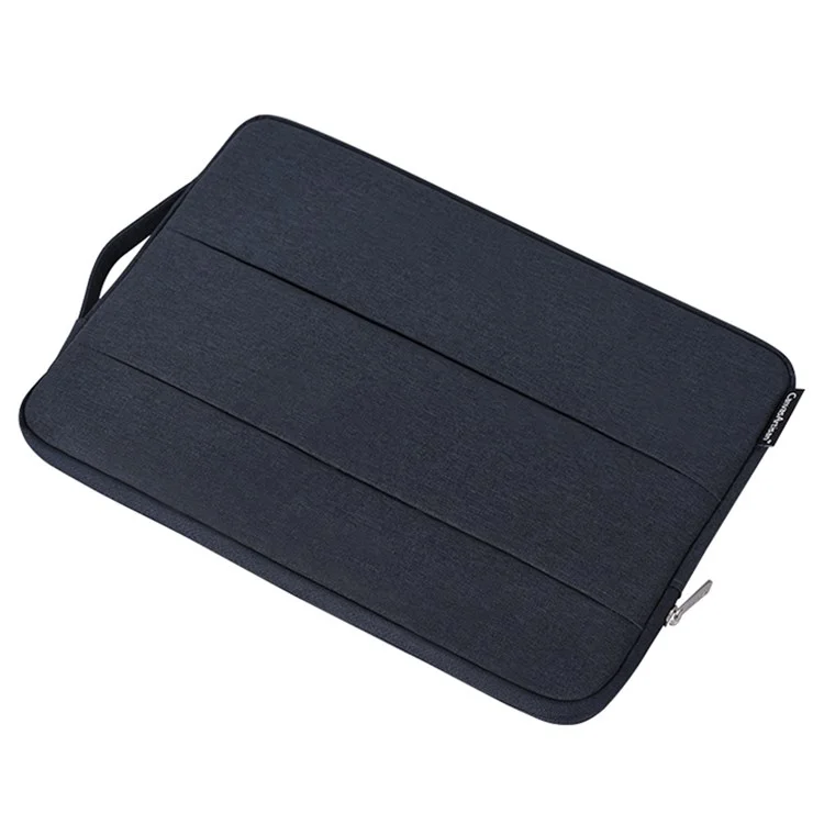 CANVASARTISAN L25-88 Portable Carry Case for 13 inch Laptops Anti-Scratch Slim Case Shockproof Sleeve Bag with Dual Pouch/Handle Strap - Navy Blue