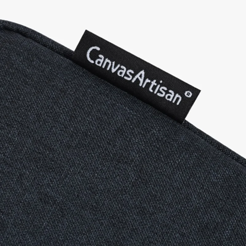 CANVASARTISAN L25-89 Shockproof Portable Zippered Bag for 13 inch Notebook Storage Sleeve Bag Business Style Laptops Carry Case with Handle Strap - Light Grey