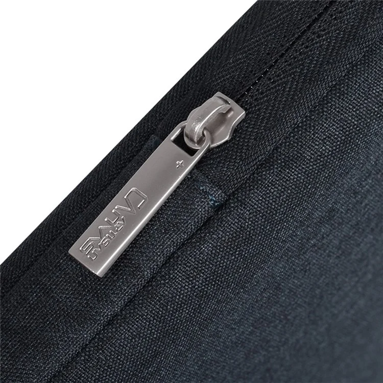 CANVASARTISAN L25-89 Business Style Scratch Resistant Carry Case for 12 inch Laptops Shockproof Notebook Sleeve Bag with Handle Strap - Navy Blue