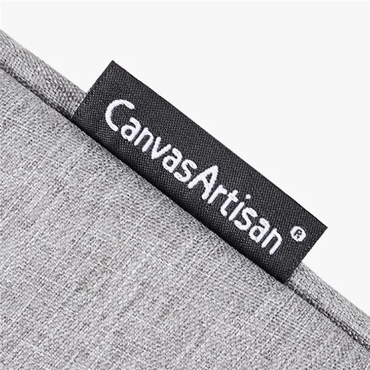 Canvasartisan L25-53 Schockdes Ärmelbeutel Für 12-zoll-notebook-beschützer Kratzfeste Business Style Laptops Carry Case - Hellgrau