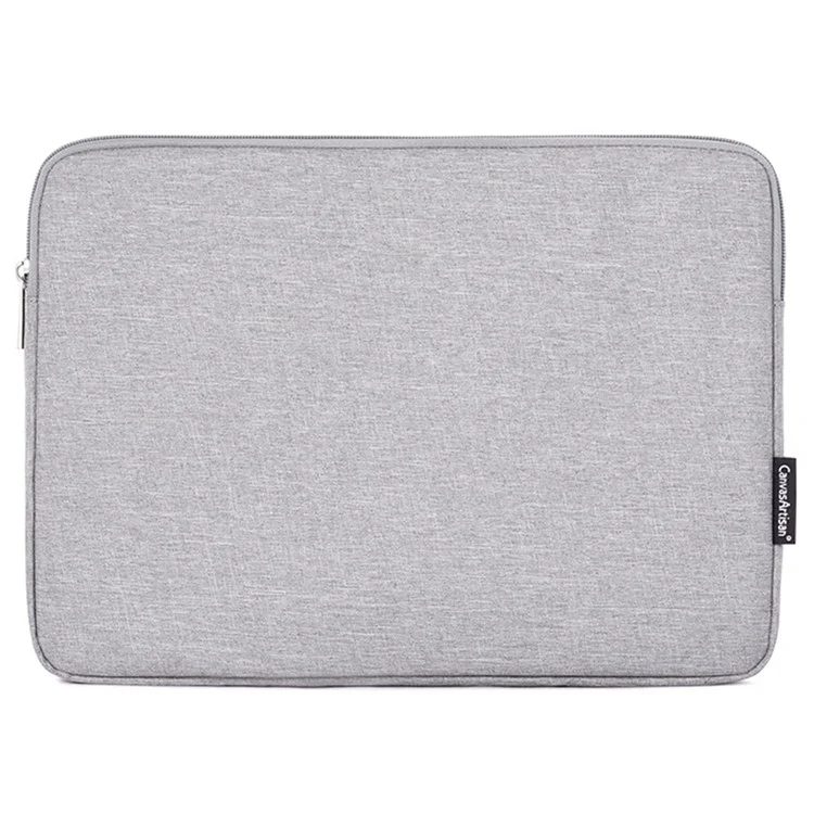 CANVASARTISAN L25-53 Business Style Shockproof Carry Case for 13 inch Laptops Protector Anti-Scratch Notebook Sleeve Bag - Light Grey