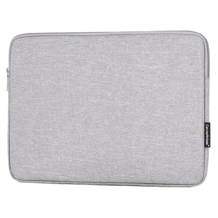 CANVASARTISAN L25-53 Business Style Shockproof Carry Case for 13 inch Laptops Protector Anti-Scratch Notebook Sleeve Bag - Light Grey