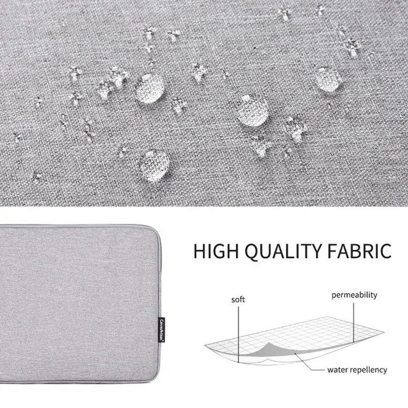 CANVASARTISAN L25-53 Business Style Anti-Scratch Carry Case for 14 inch Laptops Sleeve Bag Shockproof Notebook Protector - Navy Blue