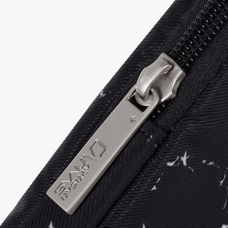 CANVASARTISAN H32-B01 Marble Pattern 15-inch Zipper Laptop Bag Computer Notebook Carrying Pouch Handbag - White